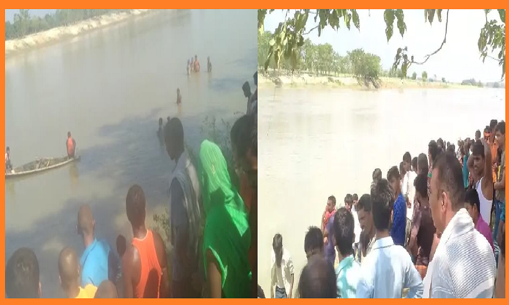 Bihar News: Major accident in Bihar's Motihari, boat full of people capsized in Old Gandak river, 20-25 people missing, 1 girl's body recovered