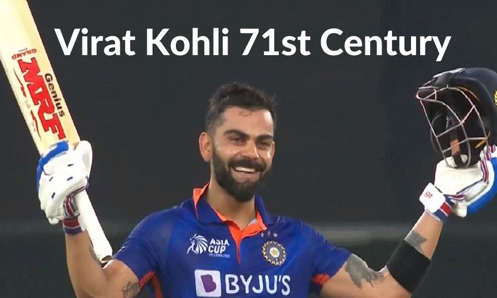 Virat Kohli scored 71st century against Afghanistan