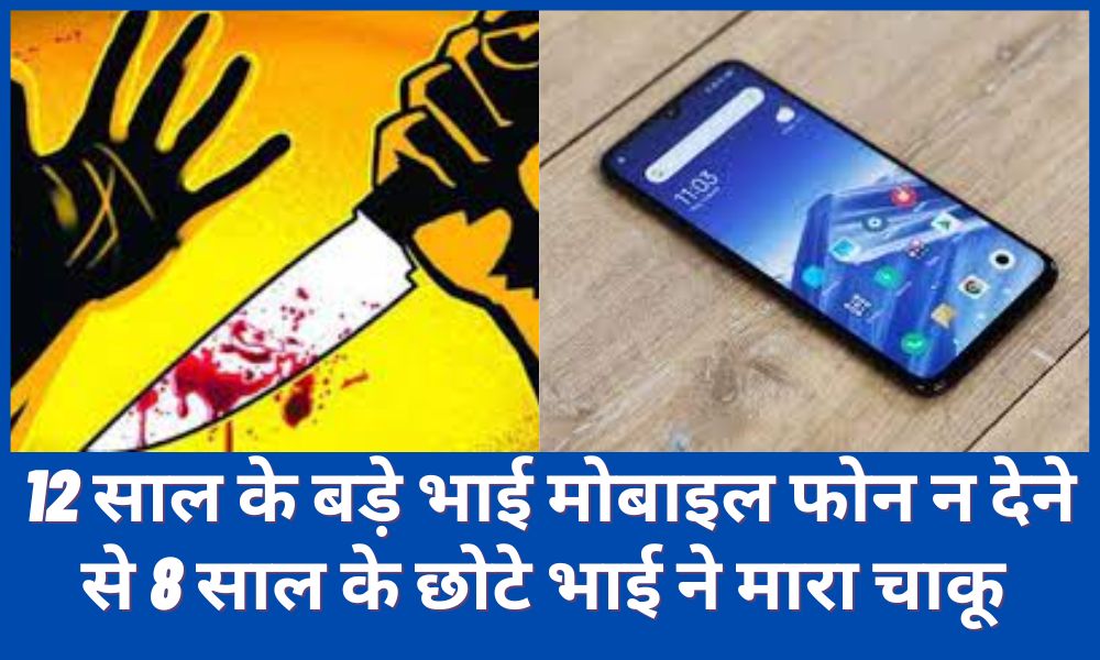 8 year old younger brother stabbed for not giving mobile phone to 12 year old elder brother