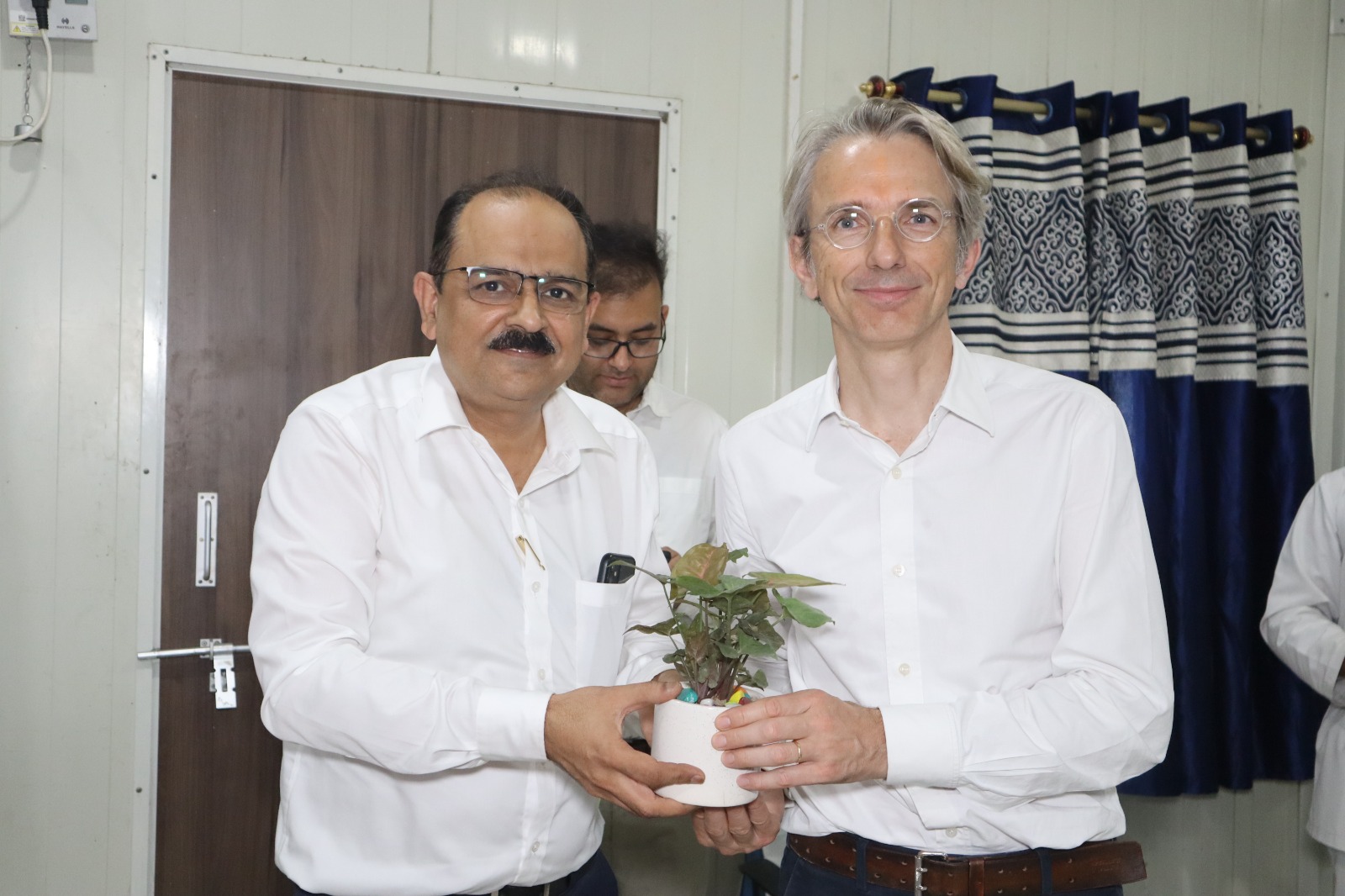 Emmanuel Lenin visits NTPC Pakri Barwadih