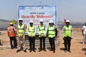 Emmanuel Lenin visits NTPC Pakri Barwadih