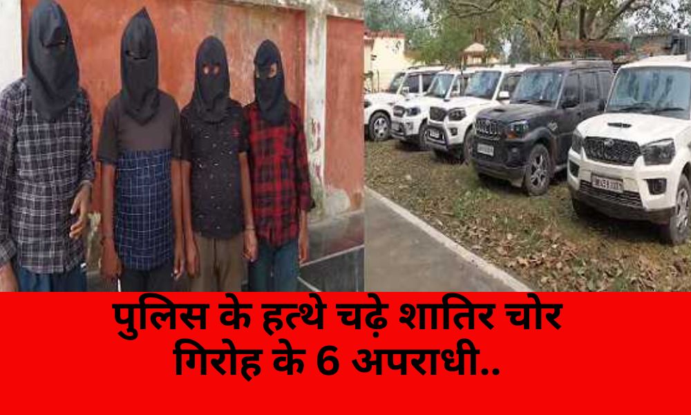 6 criminals of vicious thief gang caught by police..